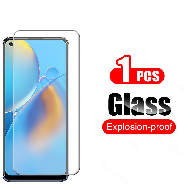 Protecteur d'écran pour OPPO A74 4G/5G, verre trempé, Film d'objectif de caméra, couverture de téléphone: 1 Glass / OppoA74