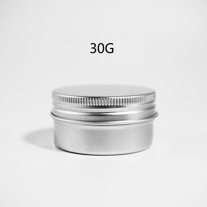 10/15/30/50g ronde aluminium opbergflessen, pot, crème, cosmeticakoffer, draagbare make-up multifunctionele doos met deksel