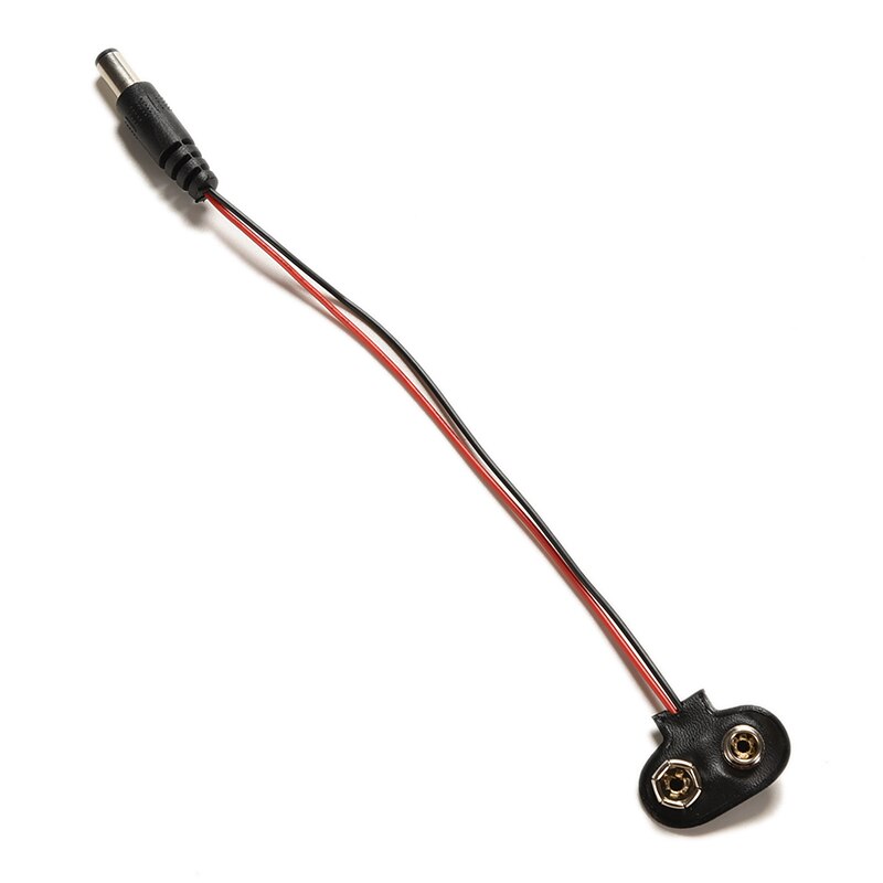 10PCS 9V DC I-Type Battery Power Cable Clip Barrel Jack Connector For Arduino Newest Electronics Stocks