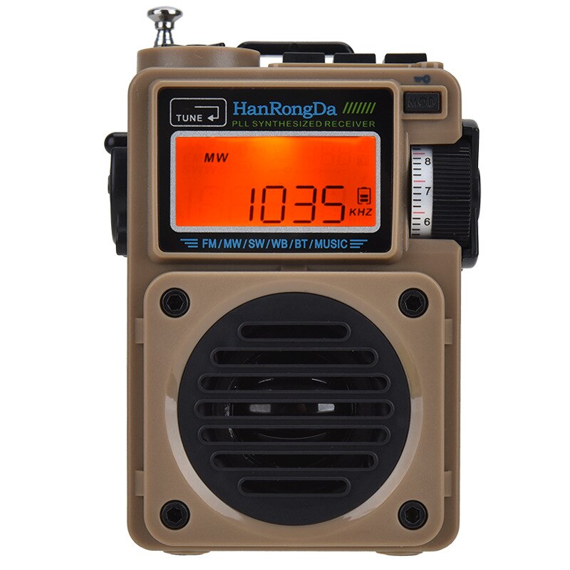 Portable AM/FM /SW/WB Radio Receiver Support TF Ca... – Vicedeal