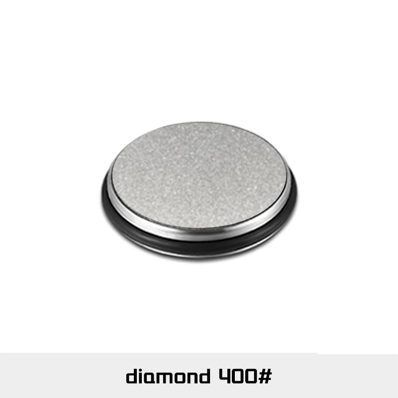 Rollender Messerschärfer, doppelseitiger Diamant-Schleifstein, 15/20 ° Grad magnetischer Winkelrollen zum Schärfen von Küchenmessern