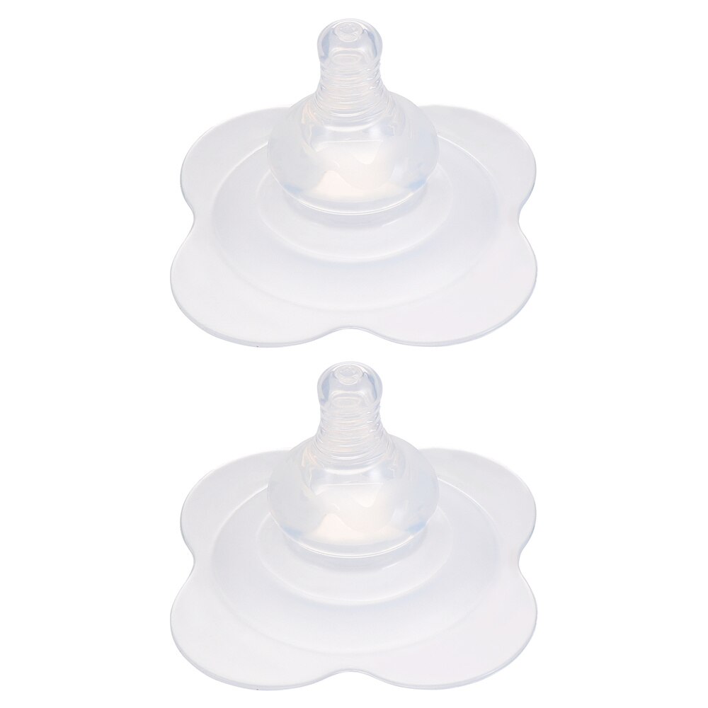 2 pçs protetor de mamilo de enfermagem protetor de mamilo de silicone capa protetora de mamilo protetor de amamentação para casa feminino l: Default Title
