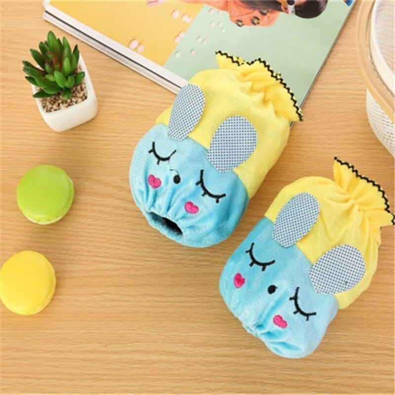 Waterproof short cute children adult cuffs for female autumn and winter cute cartoon students sleeves for adult housework cuffs