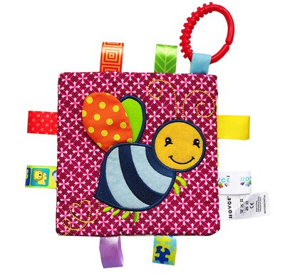 Pasgeboren Baby Hand Grijpen Bijtringen Handdoeken Leuke Dieren Baby Sussen Handdoek Speelgoed 12 Shape Kids Baby Schoonmaken Bijten Zakdoek: Deep Blue