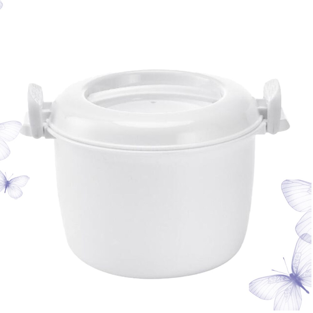 Microwave Rice Cooker Multifunction Insulated Lunch Container Microwave Cooker Cookware For Microwave Oven (Small Size