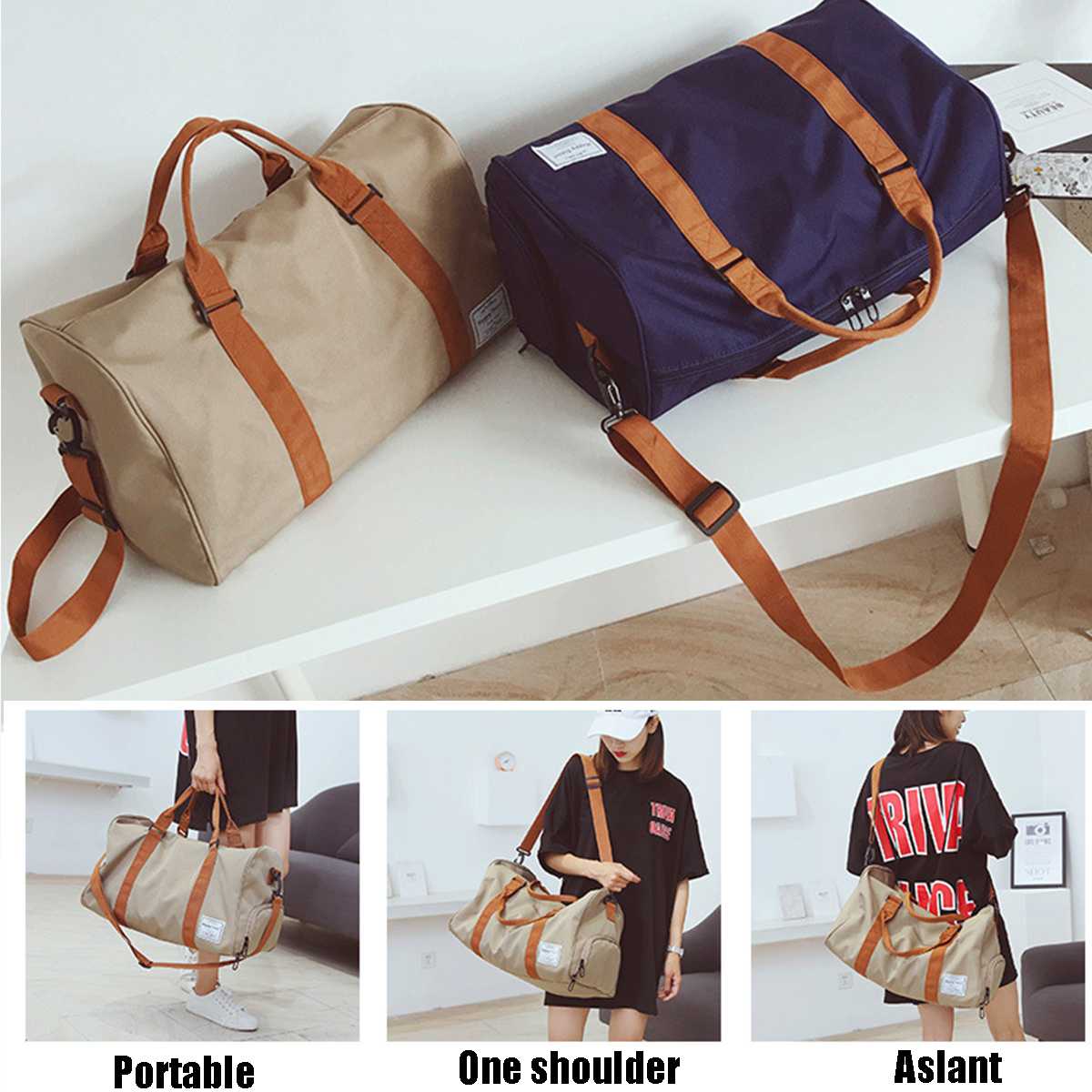 Outdoor Gym Bags Women Waterproof Sports Bag Men Shoulder Bag For Fitness Gym Exercise Backpack Travel Adjustable Detachable Bag