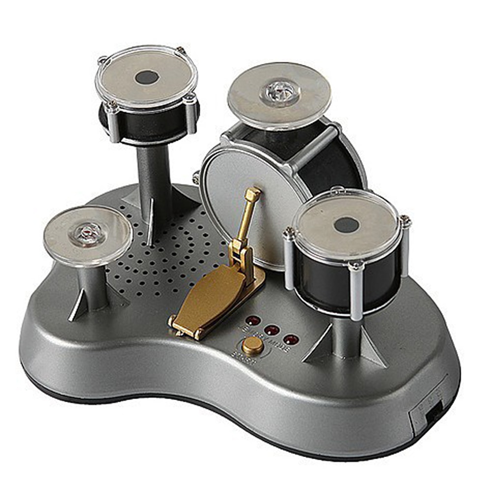Mini Drum Kit Finger Electronic Drum Set Desktop Miniature with Recording Drum Sound Mini Instrument Toy