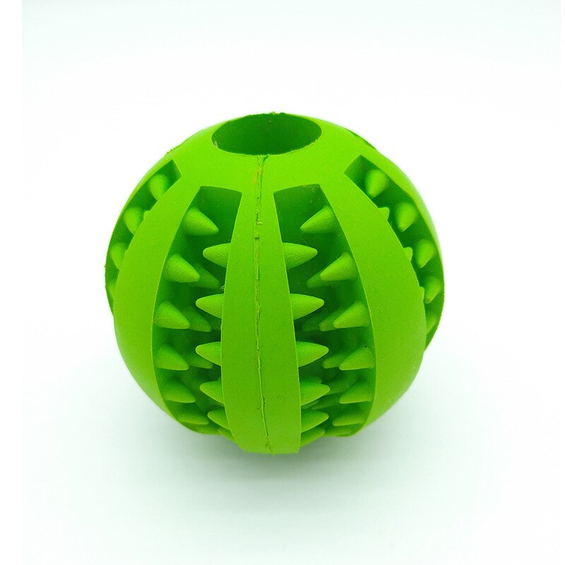 honden speelgoed hond Niet Giftig Hond Speelgoed Rubber Hond Ballen Grote Honden Tand Chew Reinigen Speelgoed Voor Hond Interactieve Speelgoed Puppy Honden Speelgoed voor Kleine Honden: Green-5CM