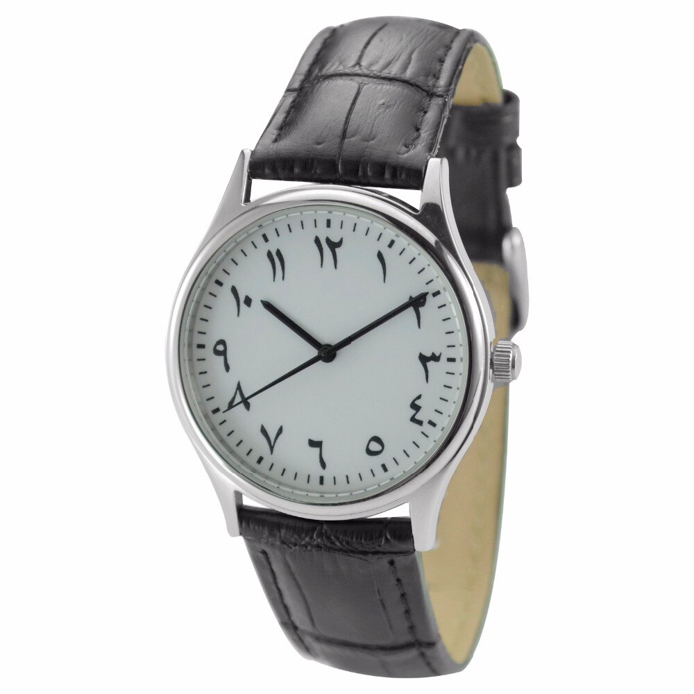 Chiffres arabes montre unisexe