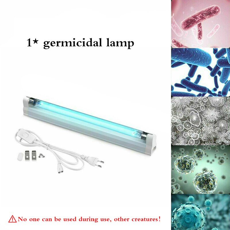 Uv bakteriedræbende lampe led desinfektion lysrør mider lampe rør ozon ultraviolet rør uv lys luftfriskere lufttilbehør