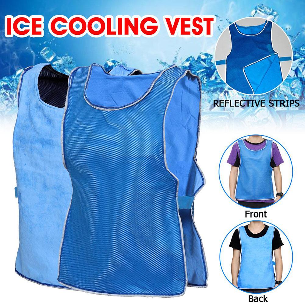 Summer Icy Cooling Vest Evaporative Cooling Vest For Men And Women For Fishing Cycling Running Cooking