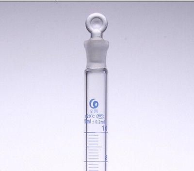 25ml Graduated Labrotary Glass Liquid Mearsuring Cylinder with glass stopper