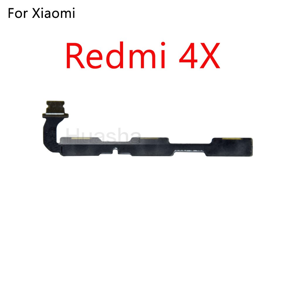Power Volume Button Switch On Off Button Flex Cable For Xiaomi Redmi 3 3S 4A Note 2 3 4 5 Plus Pro 4X S2: Redmi  4X