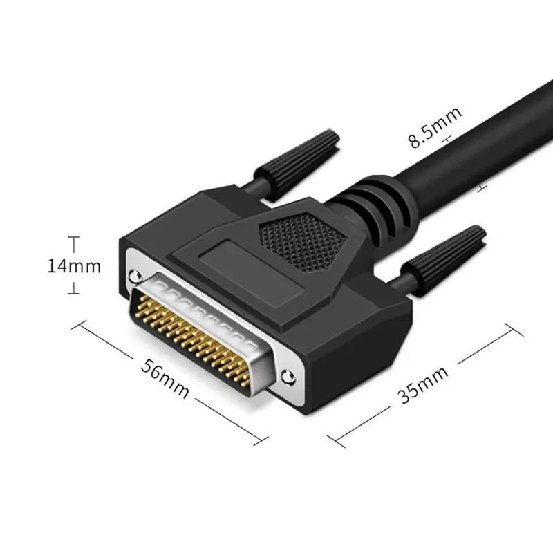 Câble d'extension DB44 en cuivre pur, 3 rangées de 44 broches, ligne de données mâle à mâle à femelle, fil de Signal de programmeur CNC de industrielle