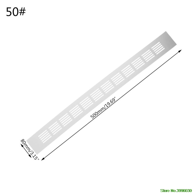 Aluminiumslegering lufthull perforert ark web tallerken ventilasjonsgitter: 50