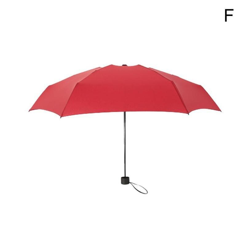 Pocket Mini Umbrella, Folding Pocket Compact Umbrella, Sun-proof Wind-proof Rain-proof And Uv-proof 5 Folding