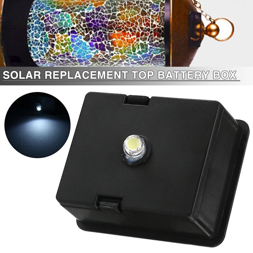 Lantern Top Solar Battery Box Hanging Garden Accessories Lantern Battery Box Replacement Solar Light Solar Lantern