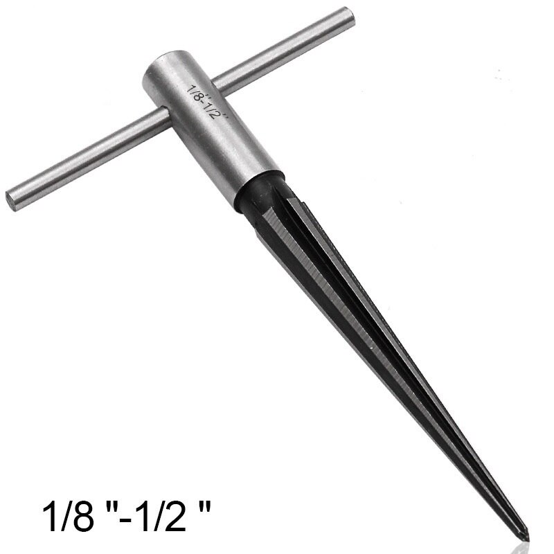 Beginner taper reamer tool 1/8-1/2 (3-13mm) 1:10/ woodworking plank chamfer opener 3-13mm