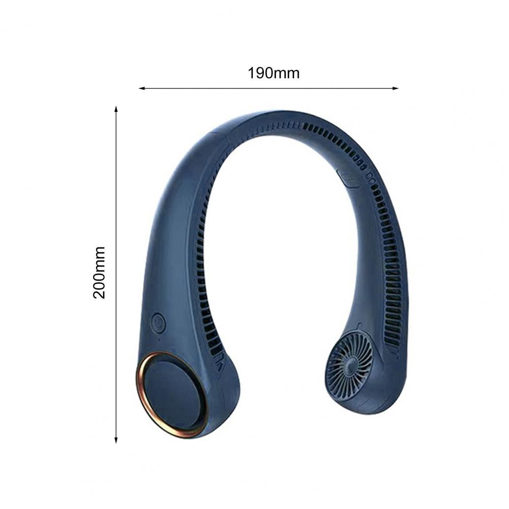 Ventilatori da collo Mini ventilatore da collo ventilatori sportivi silenziosi ricaricabili USB senza lama portatili ventilatore esterno Portatil Abanicos raffreddamento