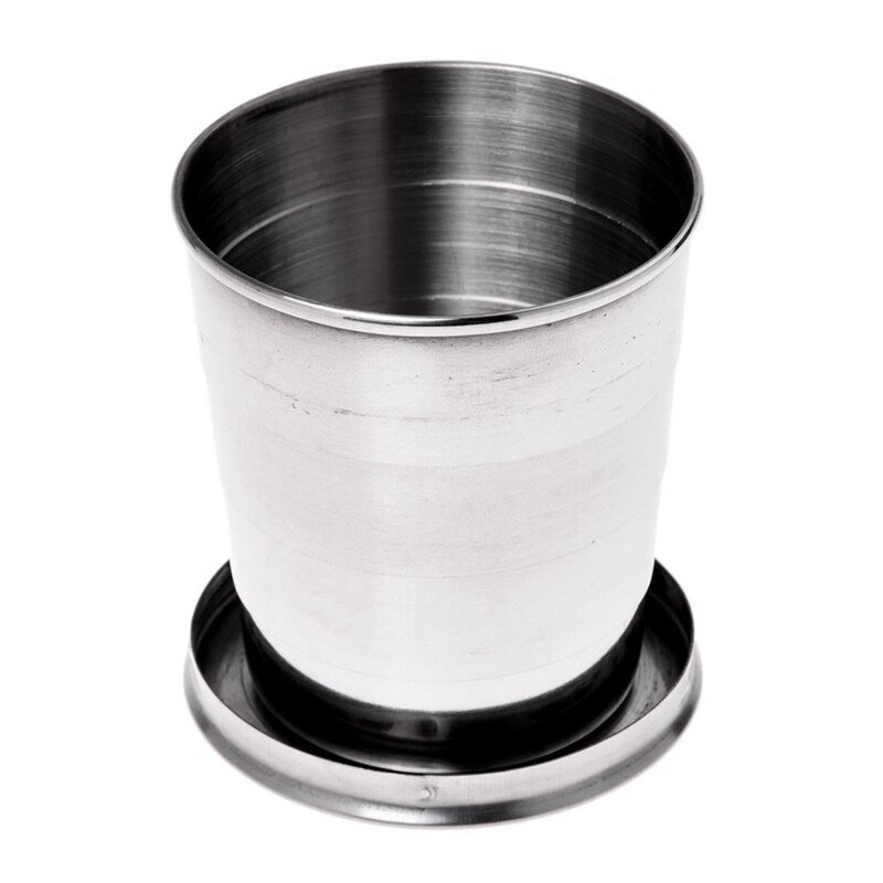 Gobelet télescopique pliable 240ML, porte-clés et moulin à café manuel, moulin à grains manuel