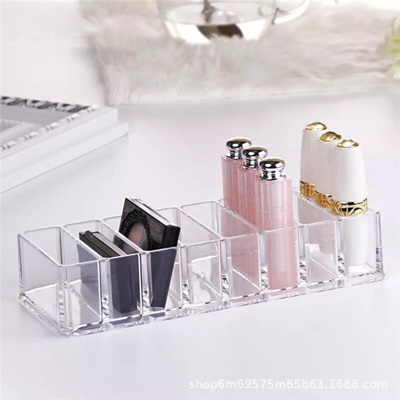 Transparante Lippenstift Box Acryl Make Organizer Opbergdoos Lippenstift Nagellak Display Stand Houder Cosmetische Organizer Box