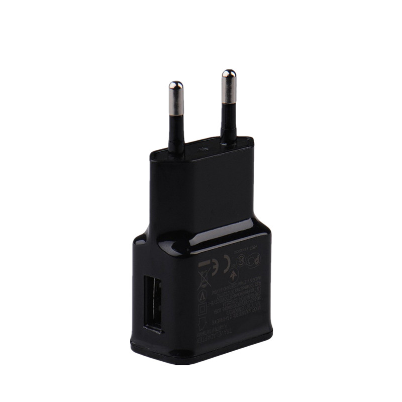5V 2A USB Charger Dual USB Chargers Cell Phone EU Plug Power Adapter Wall Charging For iPhone Xiaomi Huawei Phone Power Adapter: WHITE