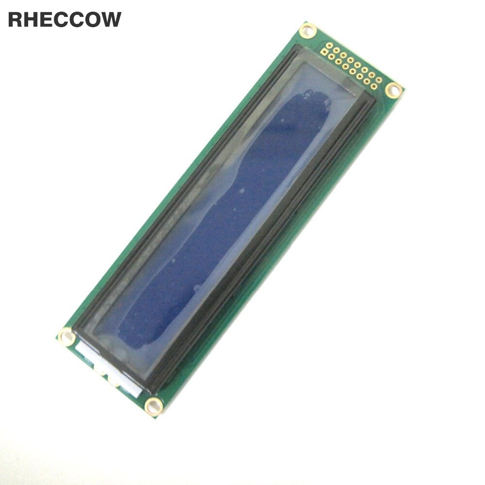 Rheccow 5v lcd-modul 24 x 2 2402 24*2 118*36 tegn lcd lcd-modul blå baggrundsbelysning hvide tegn