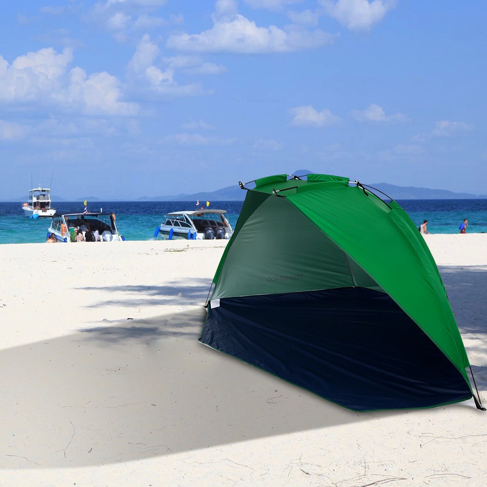 Tomshoo Outdoor Strand Tent Zomer Uv Bescherming Draagbare Pop Up Strand Tuin Tent Vissen Picknick Park Zonnescherm Tent