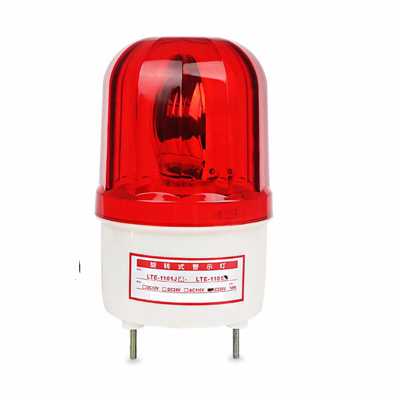 LTE-1101 Alert Lamp Stille Een Inbraakalarm Twinkle Lamp Buzzer Roterende Signaal Lamp Voorzichtigheid Lamp 220v24v