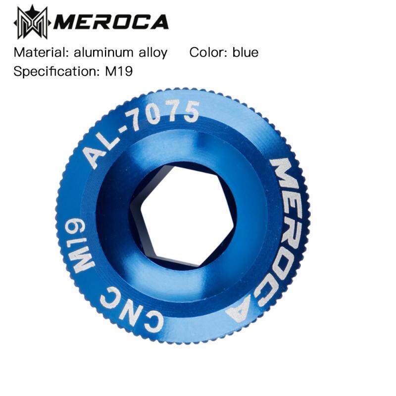 2PC M18/M19/M20 Crank Cover Screw Cap M20 MTB Crankset Cover Aluminum BMX Road Bike Arm Bolt Mountain Bike Accessories