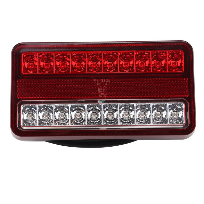 2 st 20 led 12v bakljus vattentät bil lastbil släp husbil husbil stoppbroms bak back blinkers blinkers