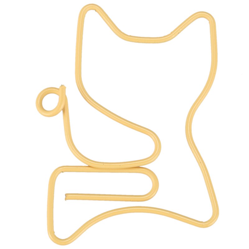 Metal Paper Clips 48 Pieces in PVC Box Cat & Horse