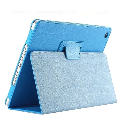 9.7'' Folio Stand Coque for iPad Air 1 Air 2 Case Magnetic Smart Flip PU Leather A1566 A1474 A1475 Funda for iPad Air 1 2 Cover: Blue