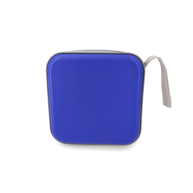 40pcs Portable Disc CD DVD Wallet Storage Organizer Case Boxes Holder CD Sleeve Hard Bag Album Box Cases with Zipper: Blue