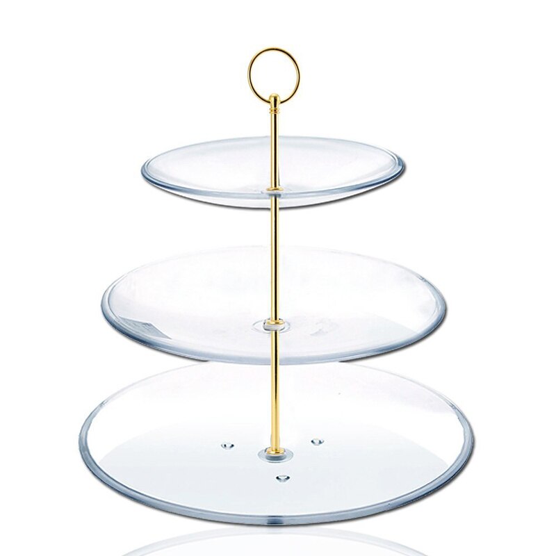 Mini Metalen Staaf 3 Floor Tiered Cake Voor Cake Stand Cake Holder Taarten DFDS889