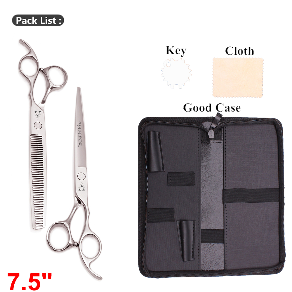 5 5.5 6 6.5 7 7.5 8 Professionele Kappersschaar Kapper Schaar Haar Knippen Scharen Dunner Hond Grooming Schaar 1006 #