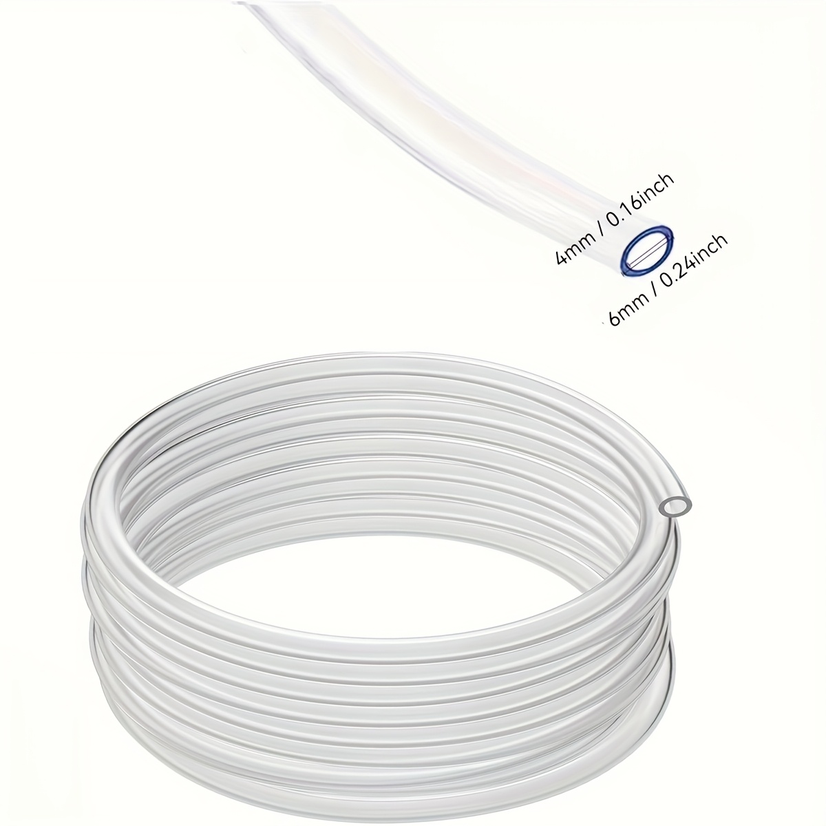 Transparante buis/slang; essentieel voor thuisgebruik; pijpleidingbenodigdheden; PVC-slang.: WHITE