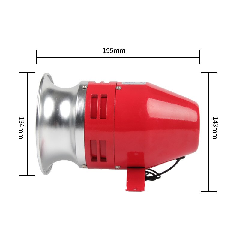 Heavy Duty Motor Siren MS-390 12V 24V 220V Automotive Air Raid Siren Horn Car Truck Motor Driven Alarm/small Motor Buzzer