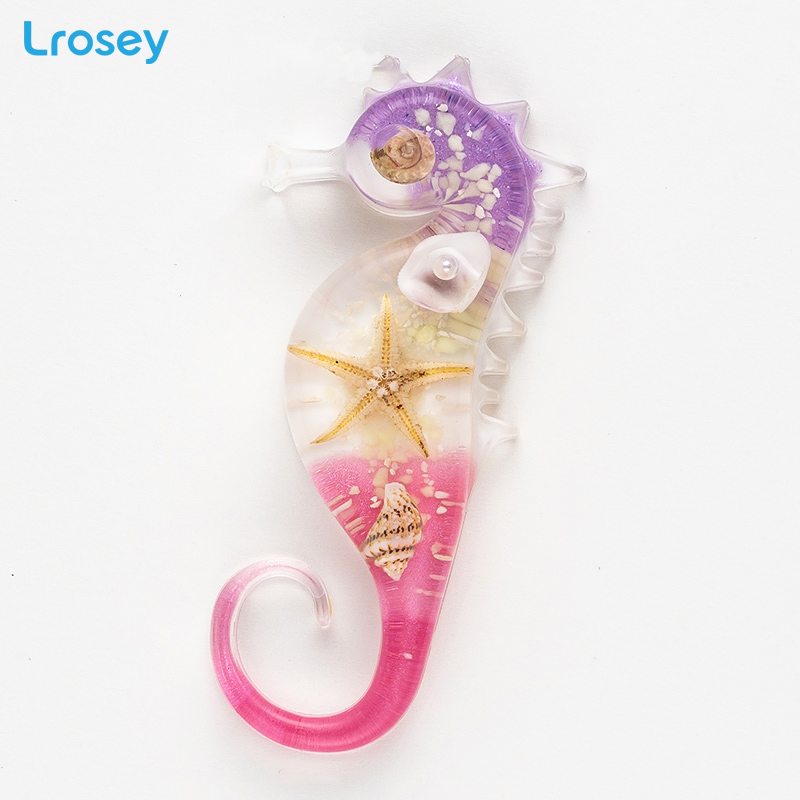 Cartoon Dier Koelkast Magneten Souvenir Natuurlijke Zeester Schelp Diy Home Decoratie Accessoires Hars Koelkast Stickers: Color 4