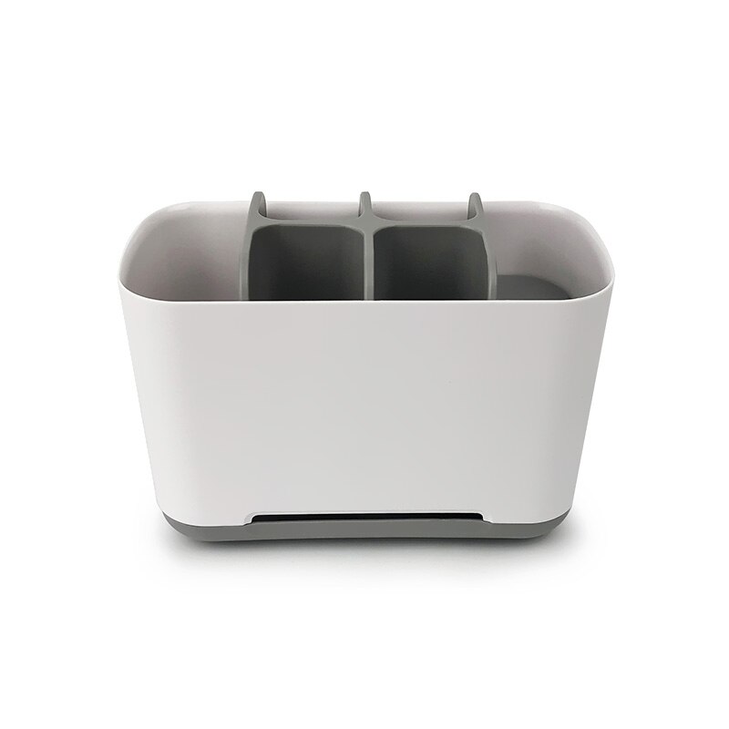 5 En 1 cepillo de dientes pasta de dientes funda, soporte brocha de maquillaje de afeitar soporte de cepillo de dientes eléctrico caja de almacenamiento para baño organizador soporte: Gray L