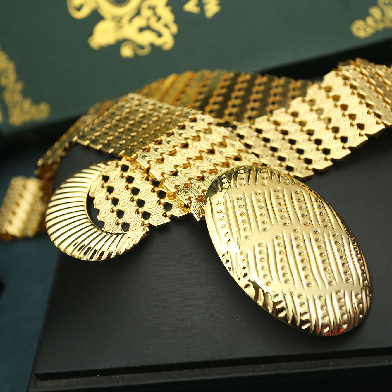 Cinturón de Metal chapado en oro, cinturón de boda, joyería étnica para el cuerpo, cadena de cintura nupcial para mujer, traje festivo, cosas de novia para boda