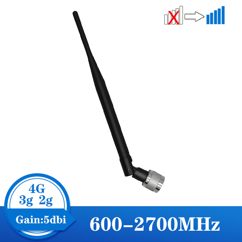 Cell Phone Signal Booster Repeater 698-2700mhz 2G 3G 4G N Male Antenna Repeater Amplifier antenna