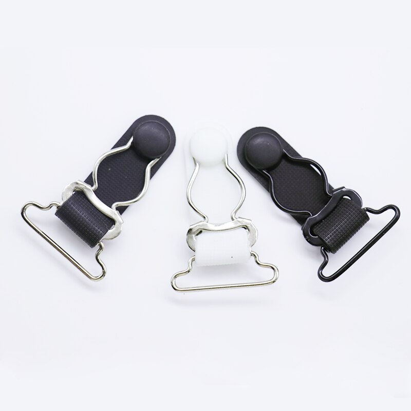 10PCS Womens Leg Garter Straps Thigh High Stockings Suspender Belt Metal Clips Leg Harness Garter Belt Clips Accessories