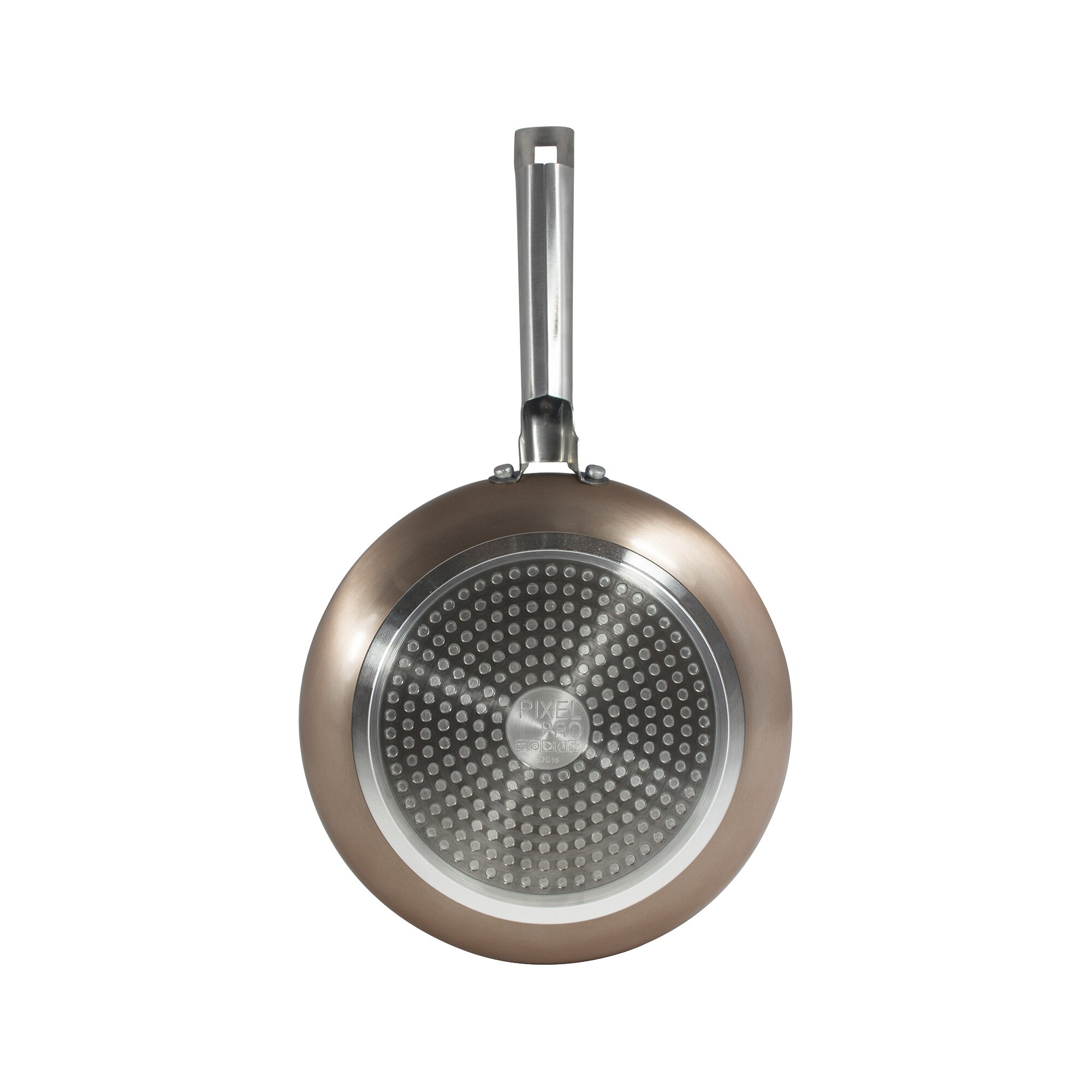 San Ignacio Pannen Set (20,24,28 Cm) in Koperkleurige Geperst Aluminium Met Set Van 4 Keukenmessen In Roestvrij Staal