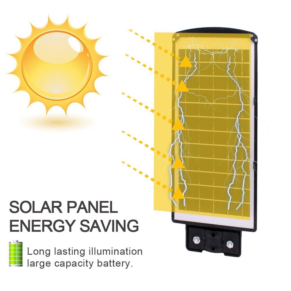 30w zonne-straatverlichting tuin led zonne-lamp muurbevestiging beveiligingslamp voor buiten gazon pad weg met afstandsbediening