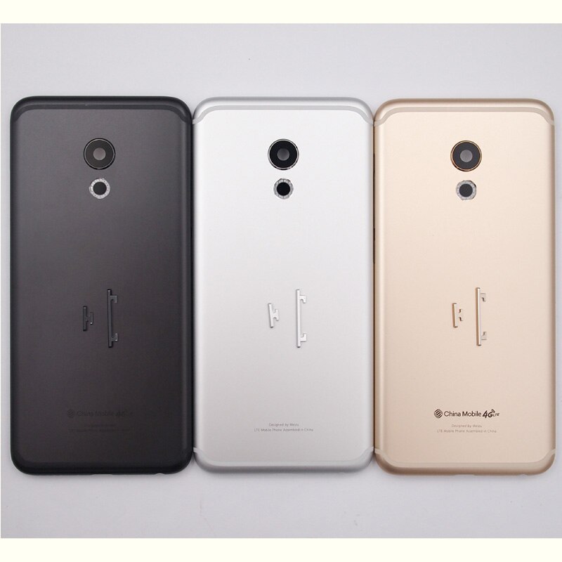 BaanSam Bateria Nova Tampa Traseira Para MEIZU Pro 6 5.2 Polegada Moldura Da Habitação Case Com Lente Da Câmera + Flash + Botões de Volume De energia
