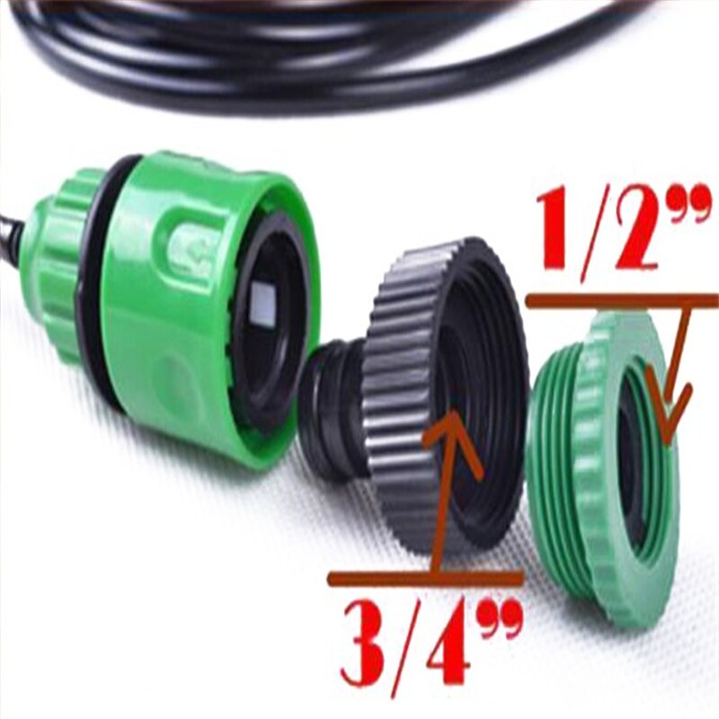Fast Coupling Adapter Drip Tape For Irrigation Hose Connector With barbed Connector Garden Irrigation Garden Water Connectors