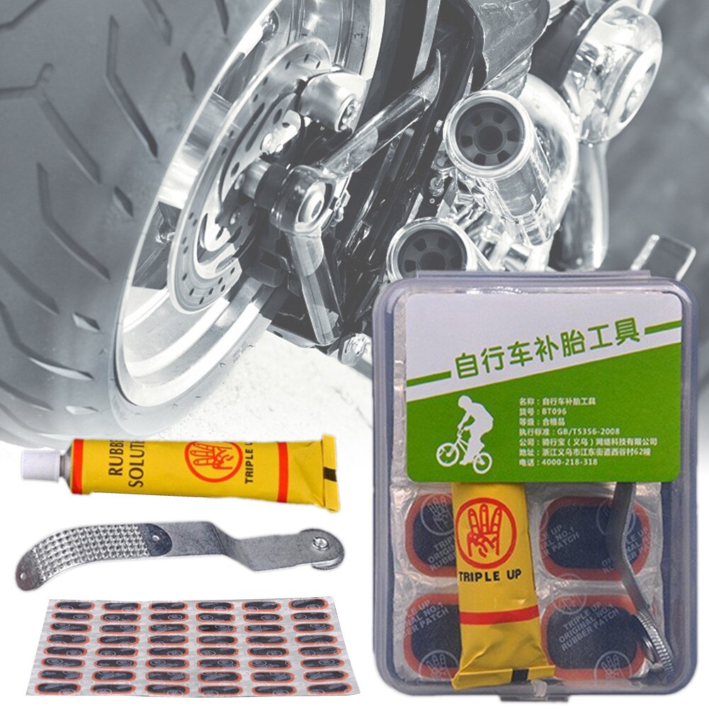 Bicycle Tire Repair Tools Kits Tire Repair Tools for Motor Bike Cycling Car Mountain Bike