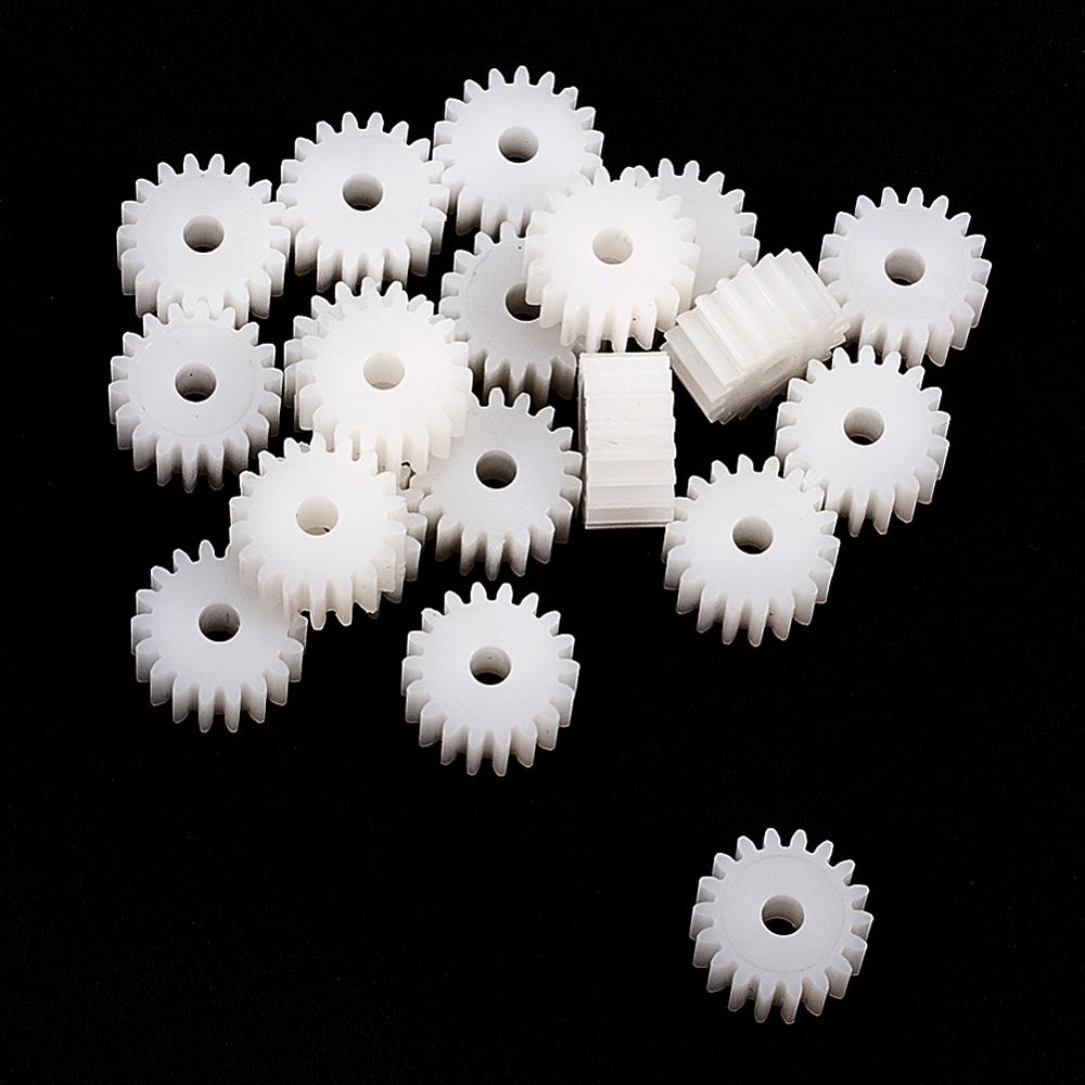 18/20/22/24 Teeth Plastic Gear Model 182A/182.5A/202A/C202A 0.5 Modulus Toy Motor Parts Accessories 10~50pcs