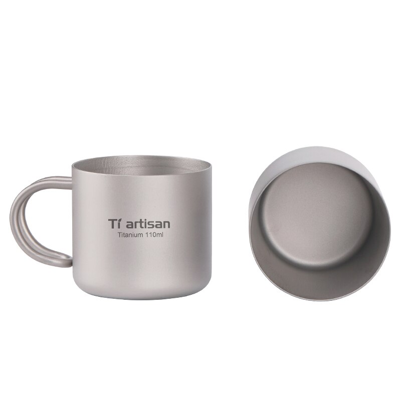 Mug De Camping Pliable En Titane 4en1 – Tasse Double Paroi Boundless Voyage (120-450ml)